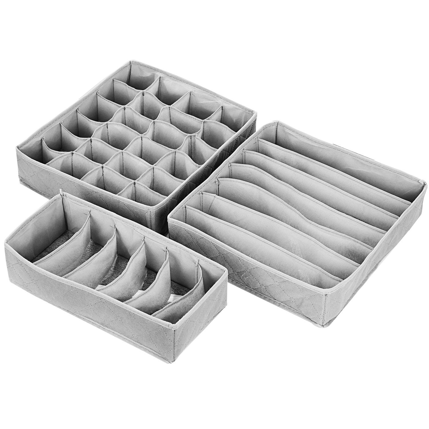 3 Pack Foldable Storage Drawers