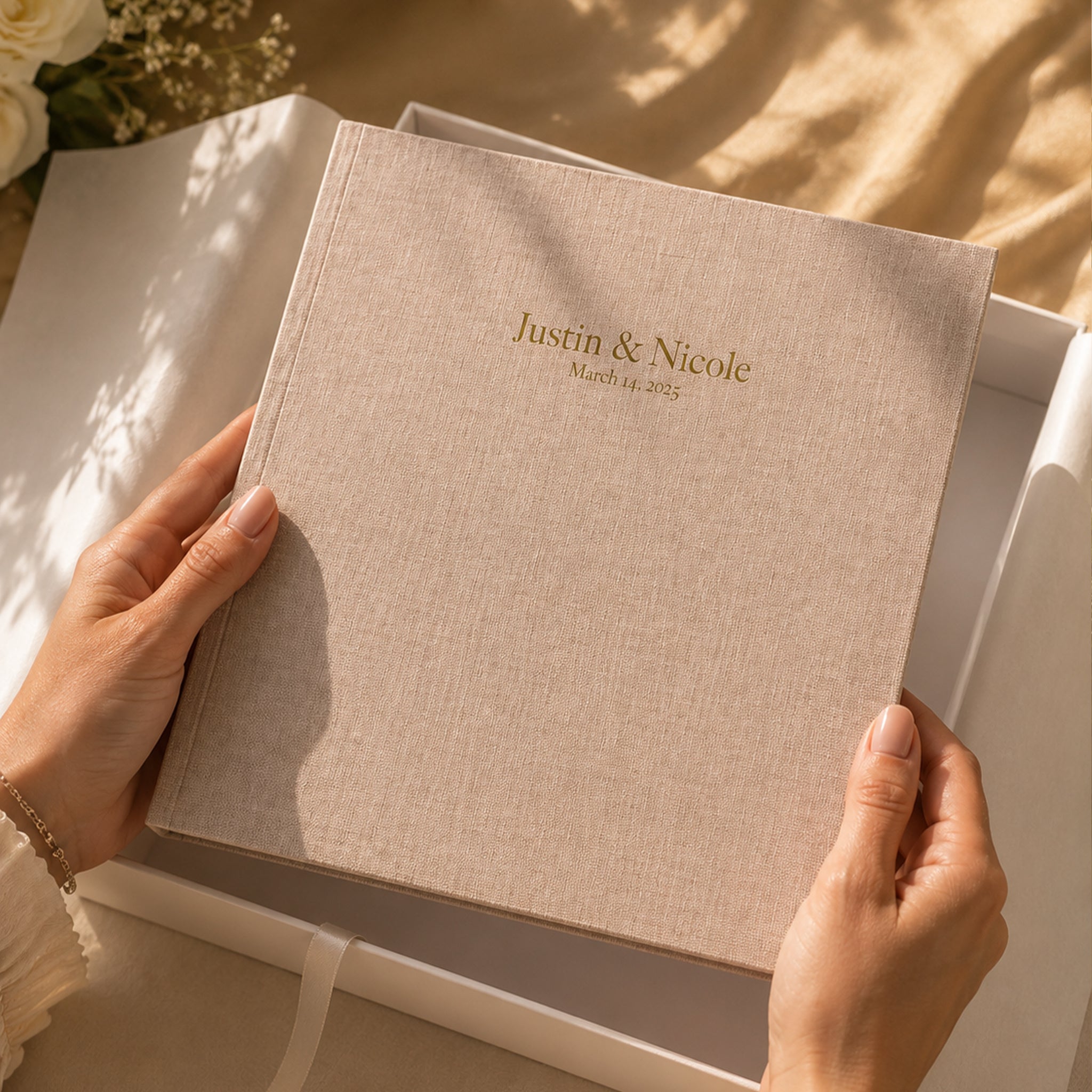 Layflat Wedding Card Book