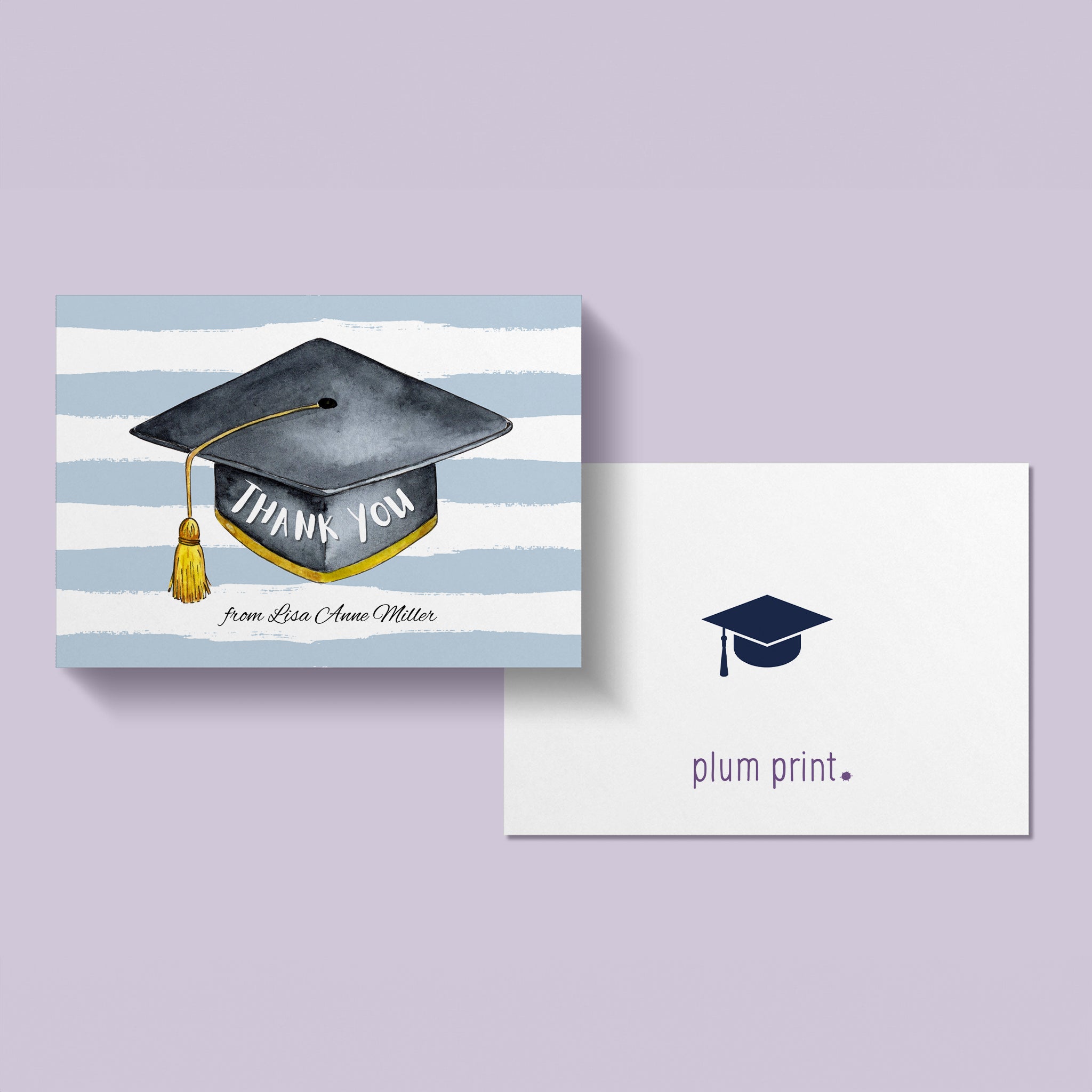 grad card thank you ideas Editable Graduation Thank You Card: Photo Option, Class of 2023 (DIY Corjl) #GP15