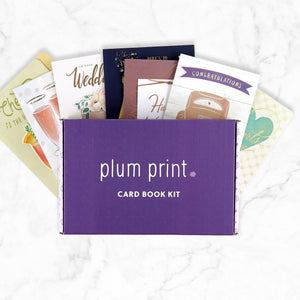 Card Book – Plum Print