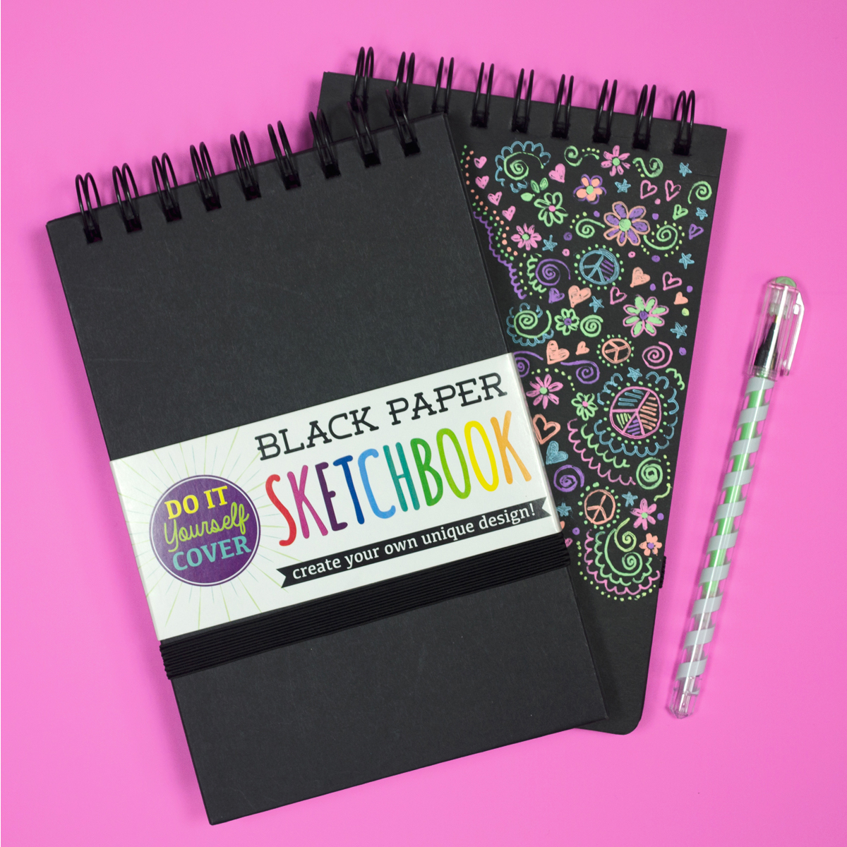 Black DIY Cover Sketchbook by OOLY