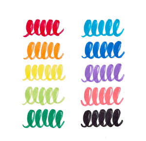 Big Bright Brush Markers by OOLY – Plum Print